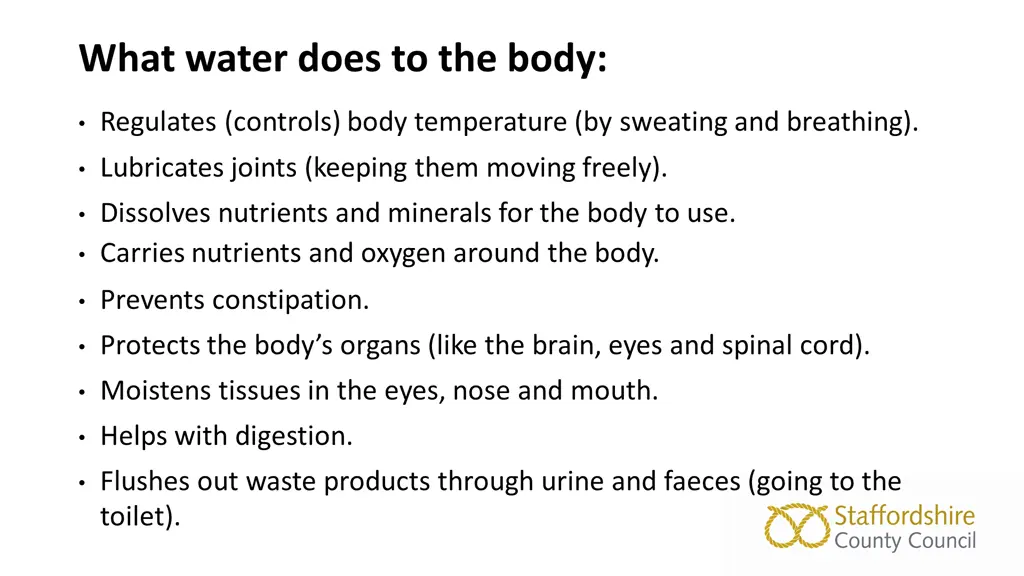 what water does to the body
