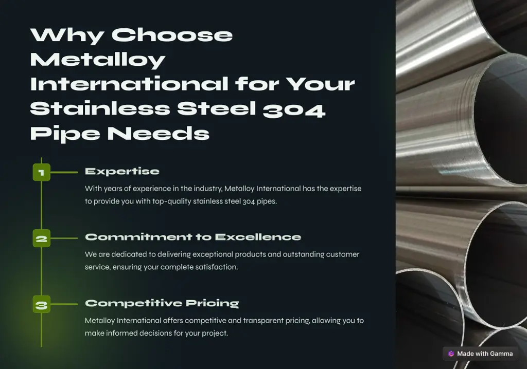 why choose metalloy international for your