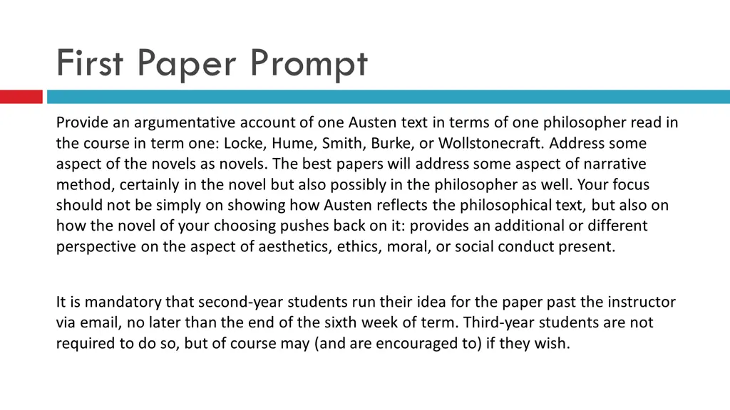 first paper prompt