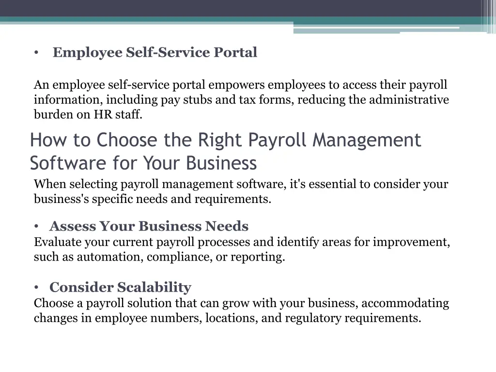 employee self service portal
