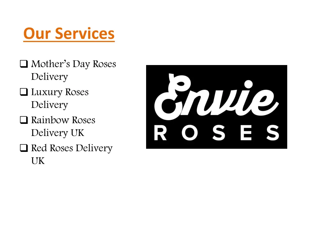 our services