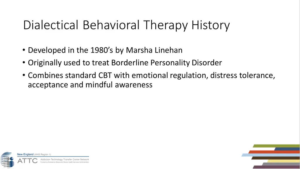 dialectical behavioral therapy history