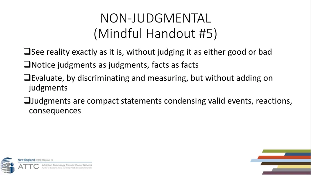 non judgmental mindful handout 5