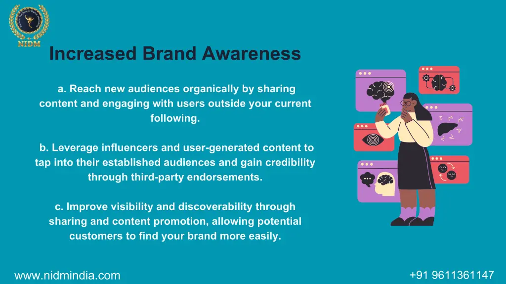 increased brand awareness