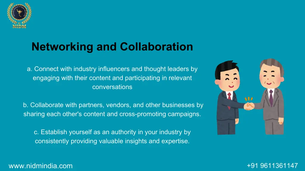 networking and collaboration