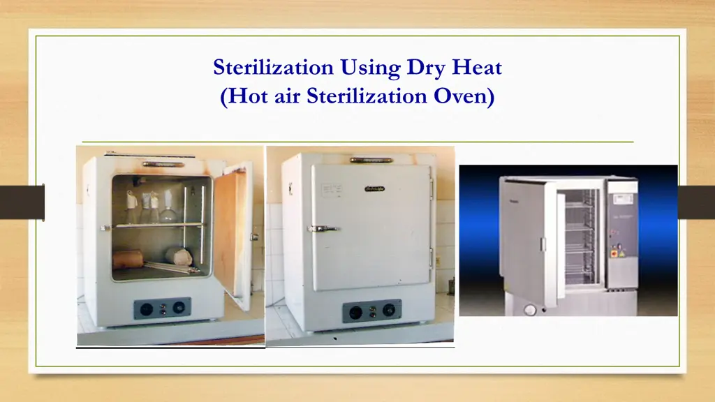 sterilization using dry heat