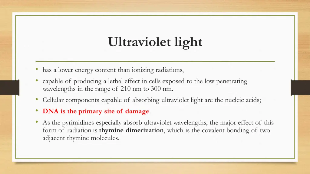 ultraviolet light