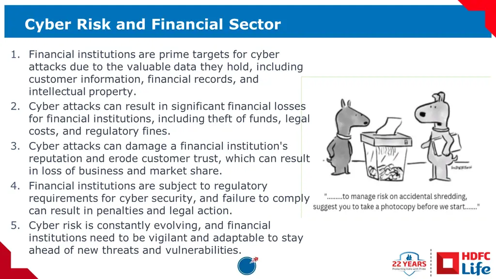 cyber risk and financial sector