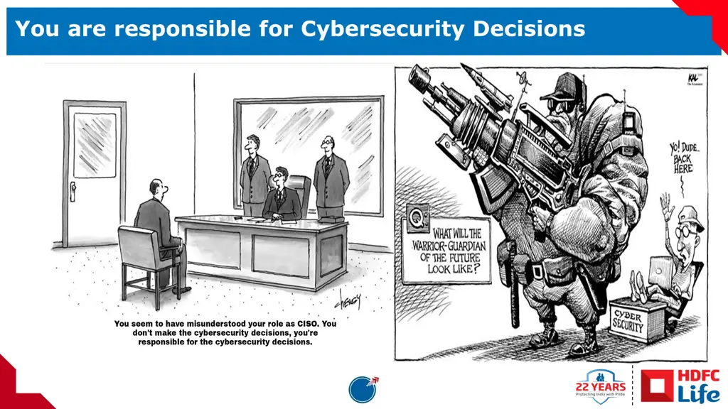 you are responsible for cybersecurity decisions