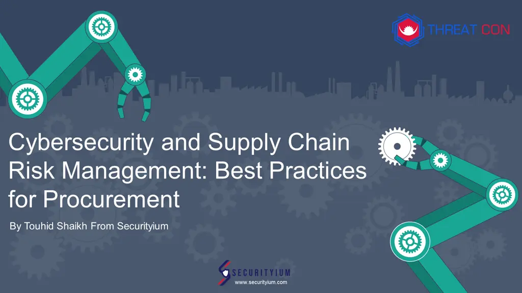 cybersecurity and supply chain risk management