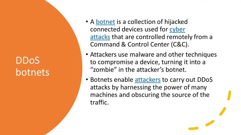 a botnet is a collection of hijacked connected