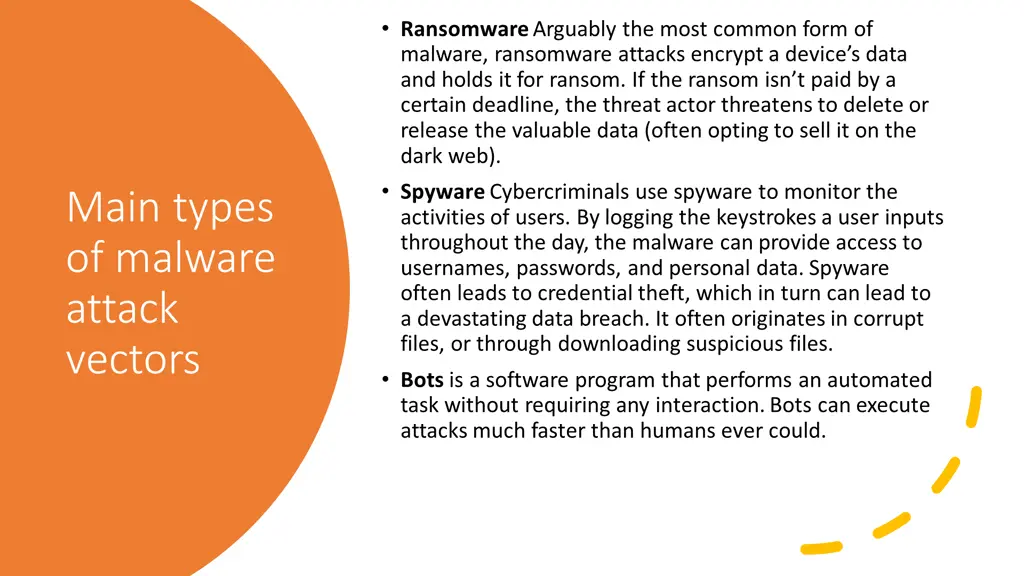 ransomware arguably the most common form