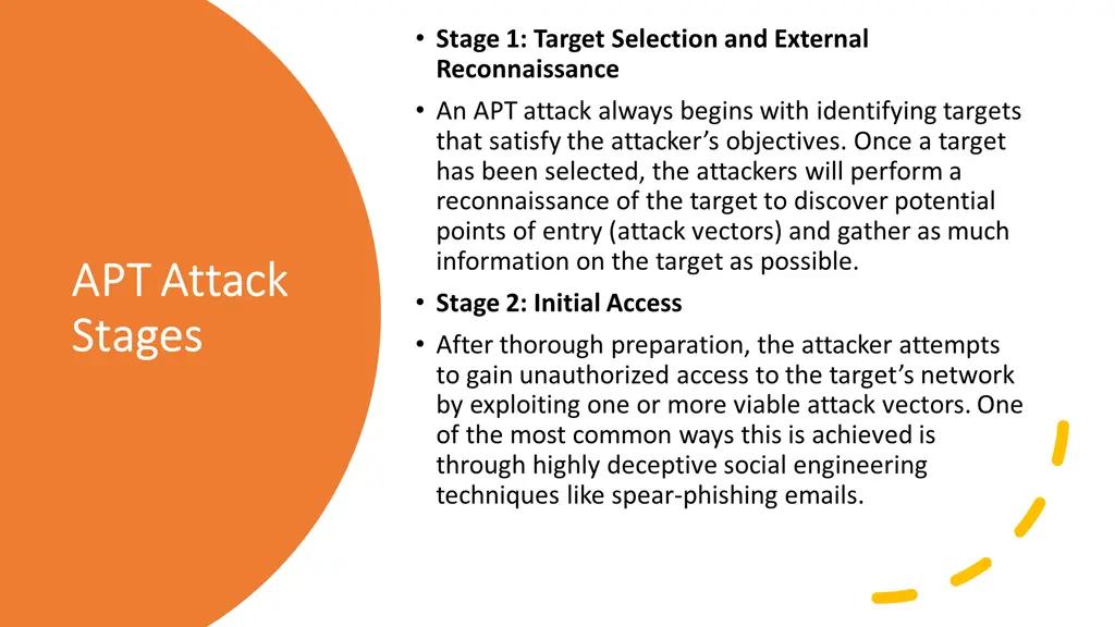 stage 1 target selection and external