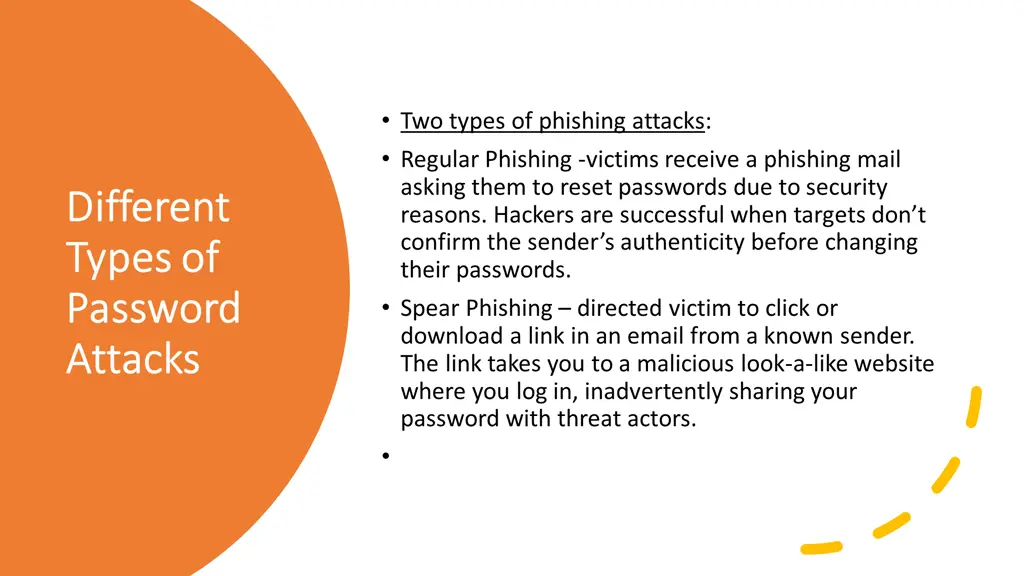 two types of phishing attacks regular phishing