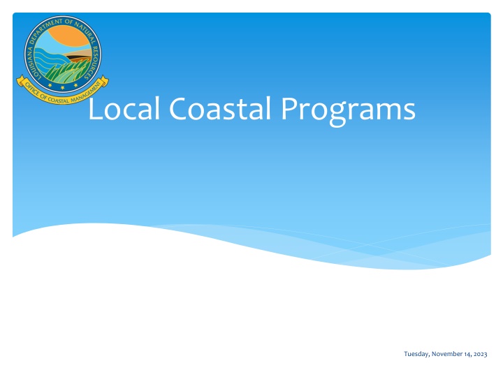 local coastal programs