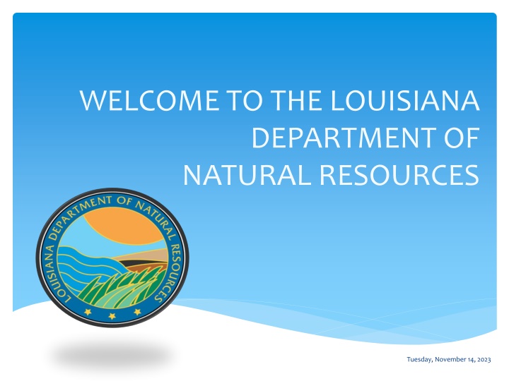 welcome to the louisiana department of natural