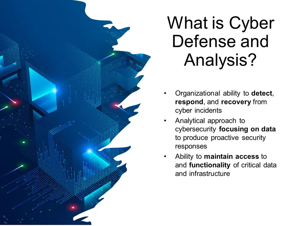 what is cyber defense and analysis