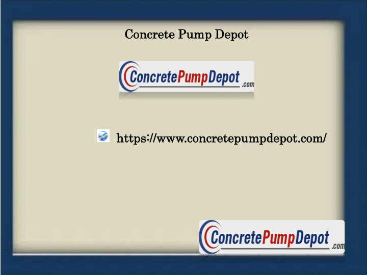 concrete pump depot concrete pump depot