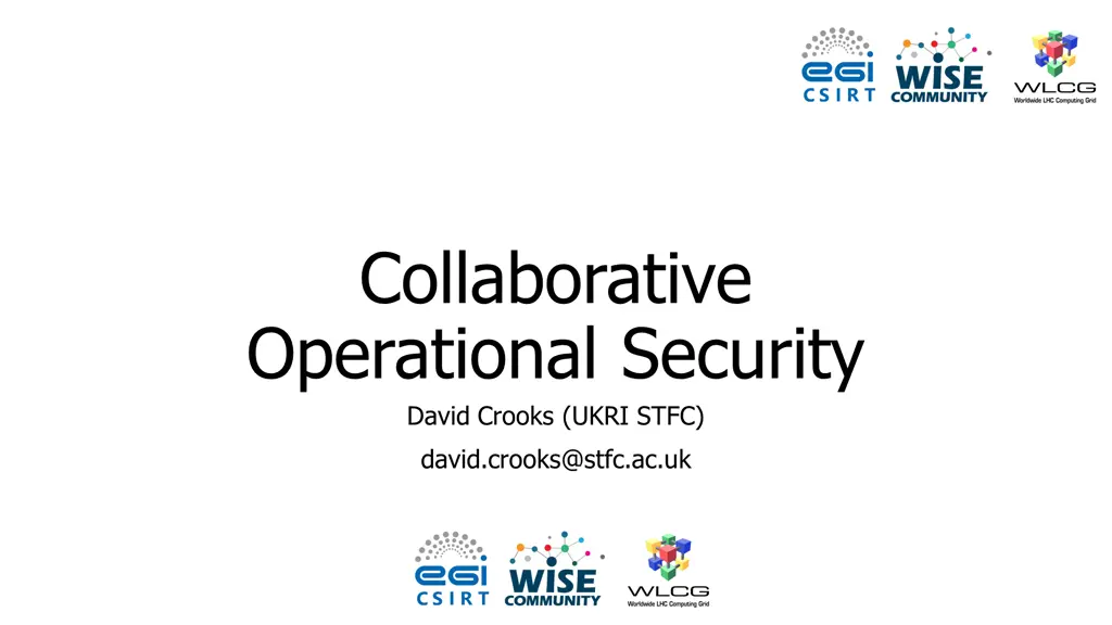 collaborative operational security david crooks