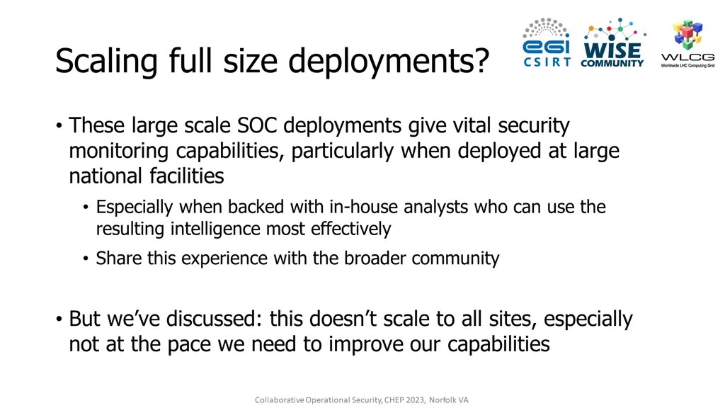 scaling full size deployments