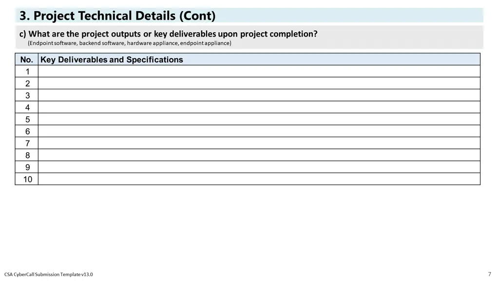 3 project technical details cont