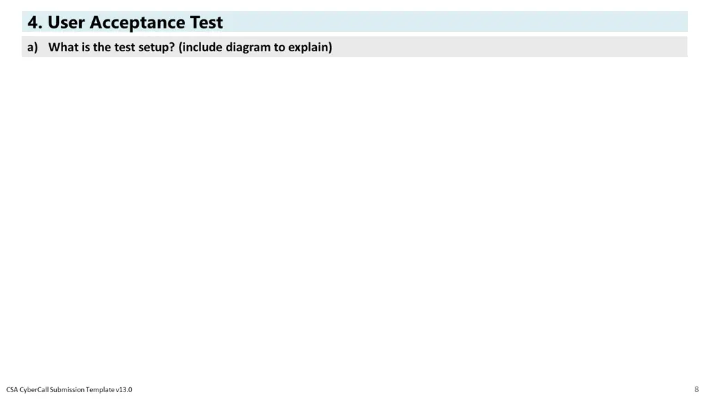 4 user acceptance test