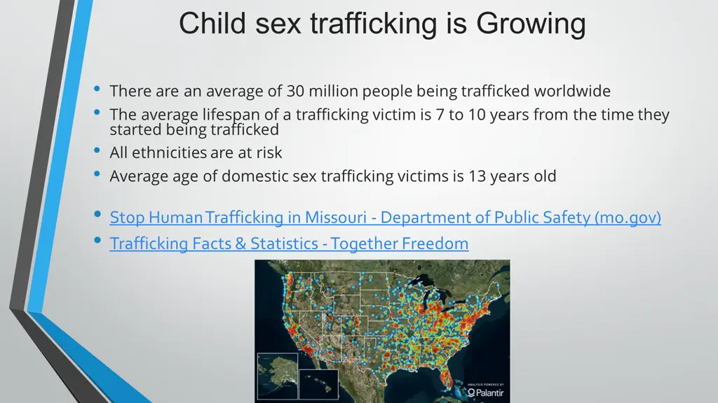 child sex trafficking is growing