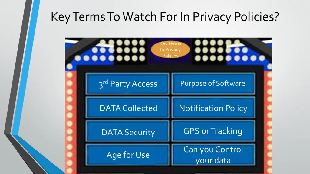 key terms to watch for in privacy policies