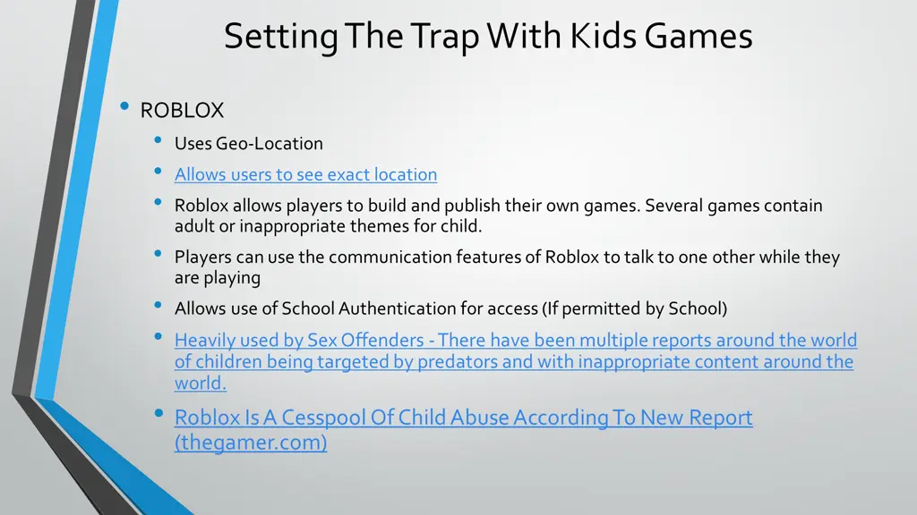 setting the trap with kids games