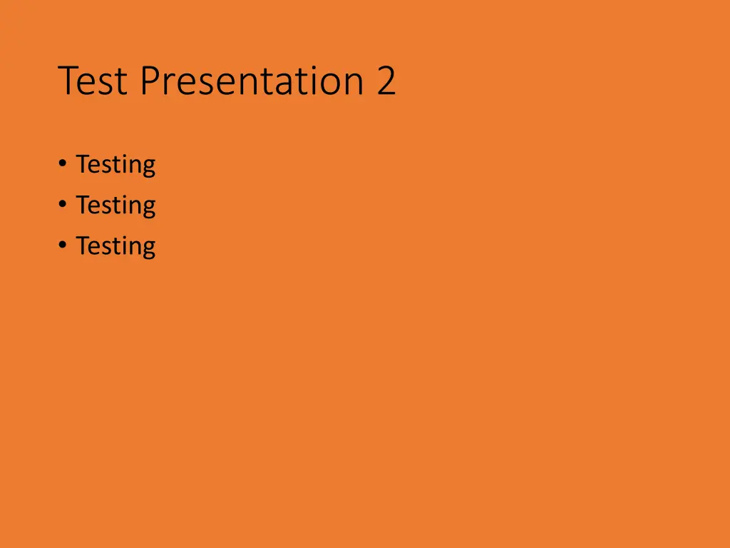 test presentation 2