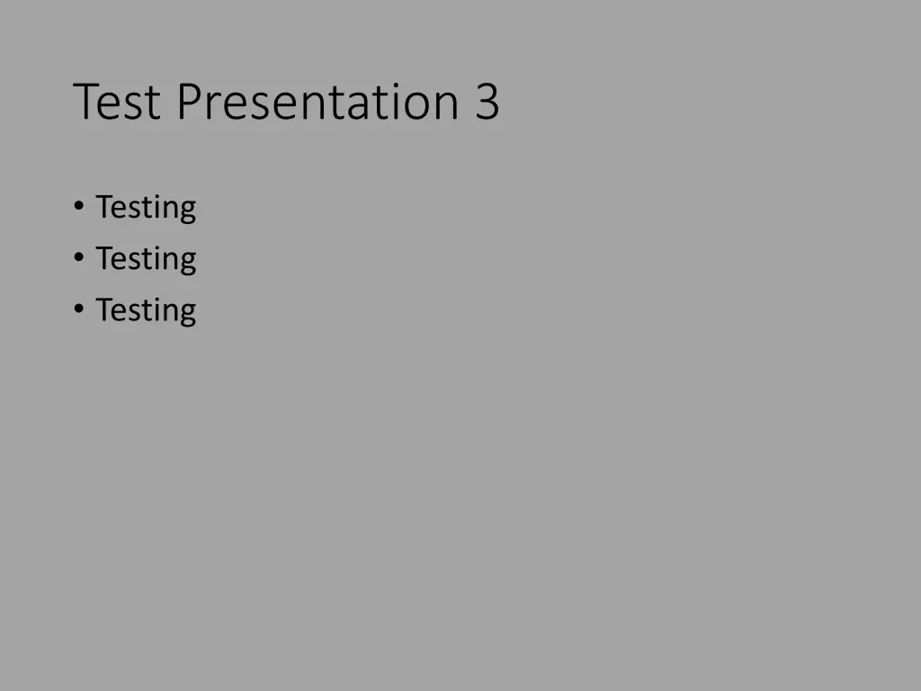 test presentation 3