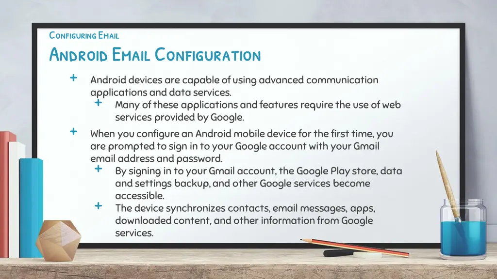 configuring email configuring email android email