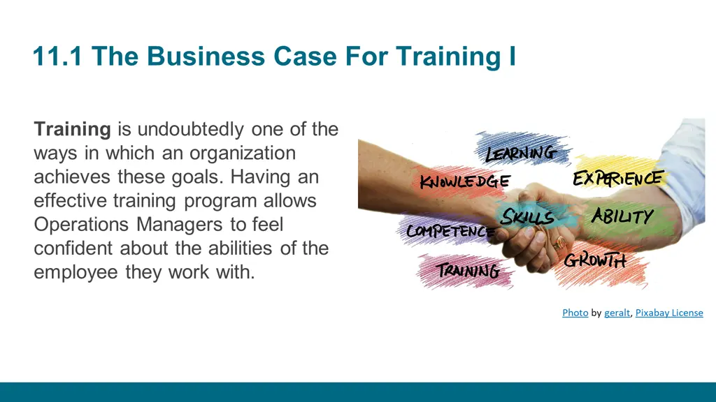 11 1 the business case for training i