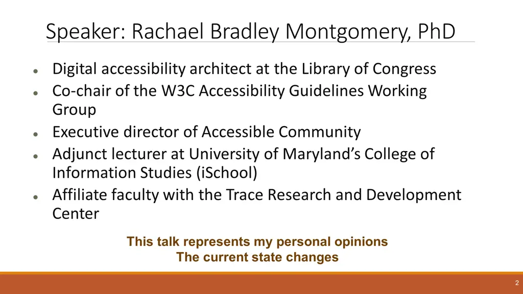 speaker rachael bradley montgomery phd