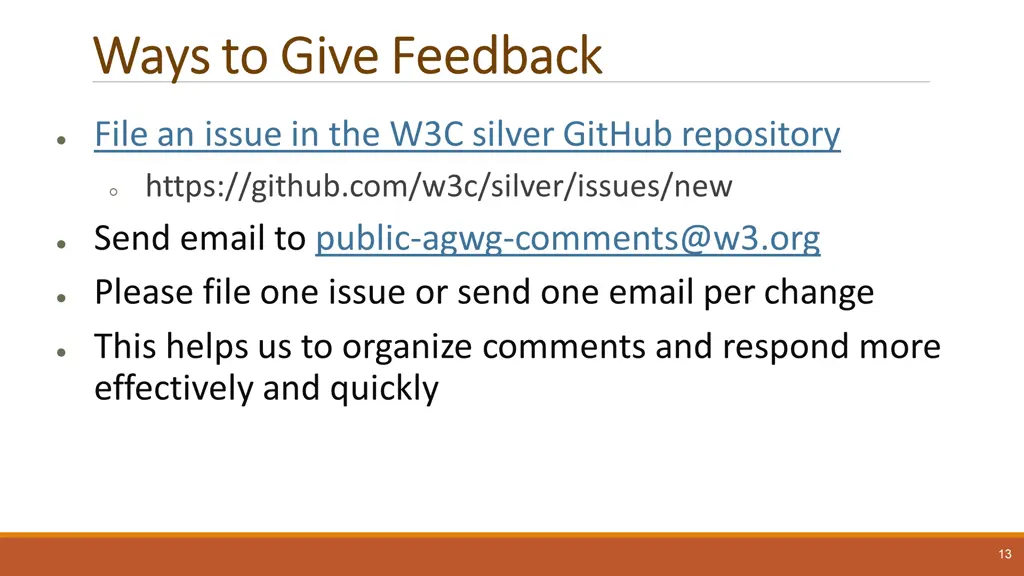 ways to give feedback ways to give feedback