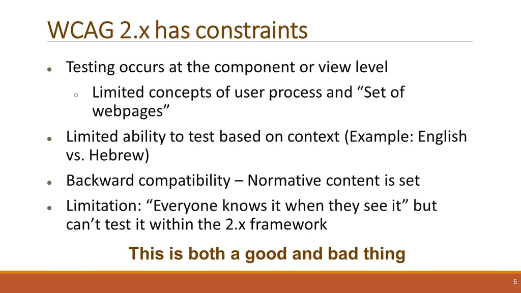 wcag 2 x has constraints wcag 2 x has constraints
