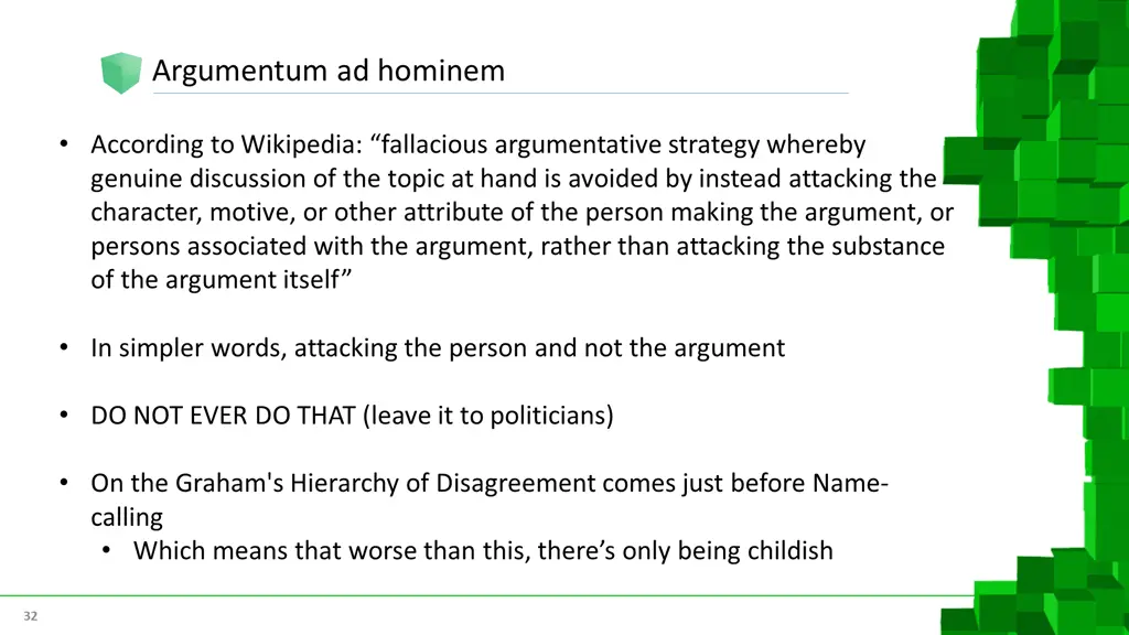 argumentum ad hominem