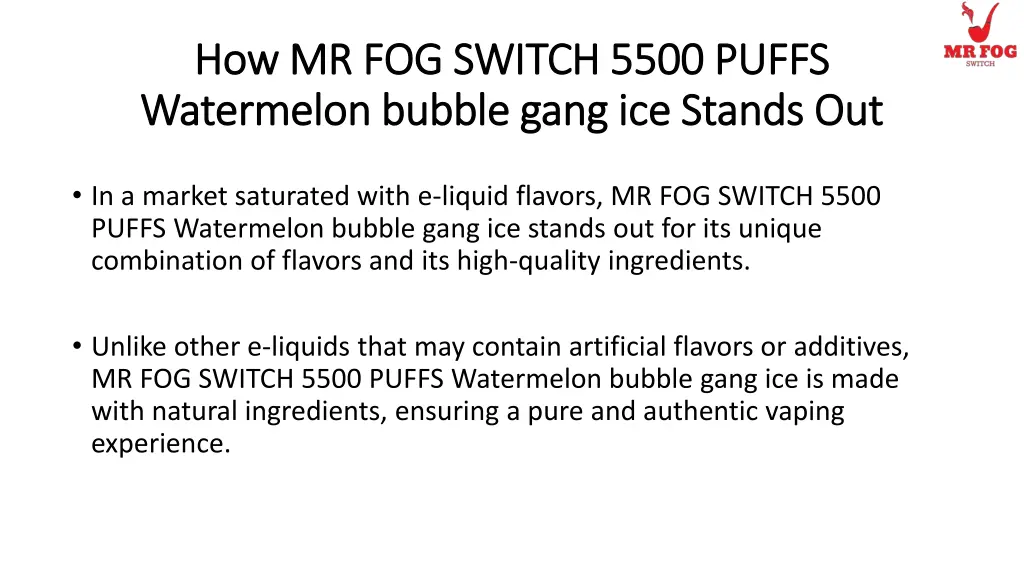 how mr fog switch 5500 puffs how mr fog switch