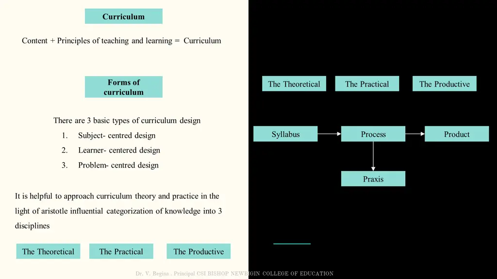 curriculum