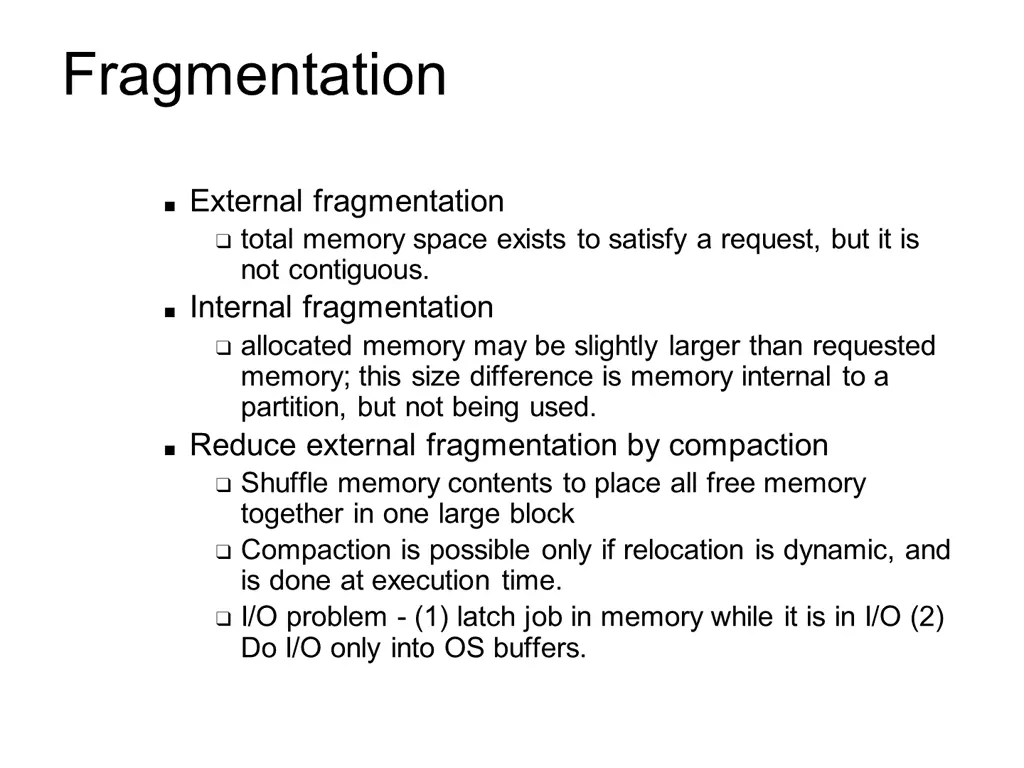 fragmentation