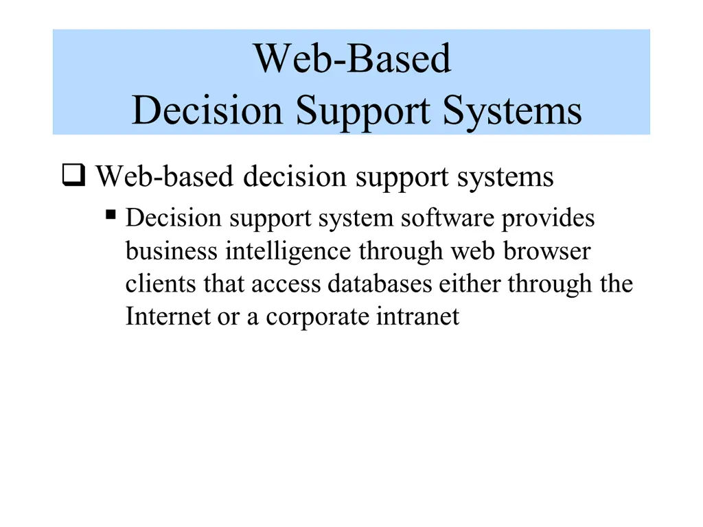 web based