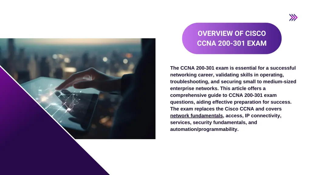 overview of cisco ccna 200 301 exam