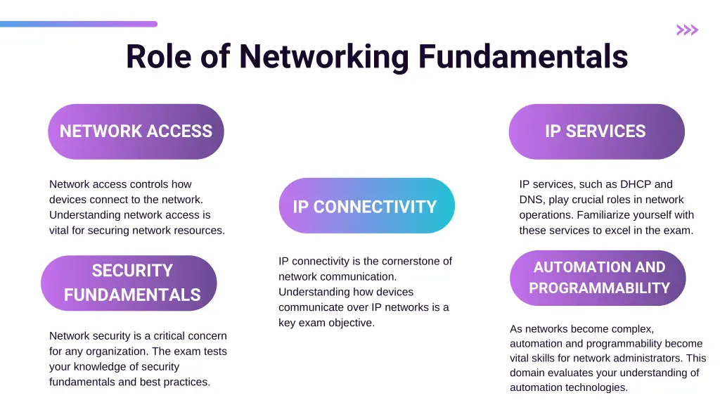 role of networking fundamentals