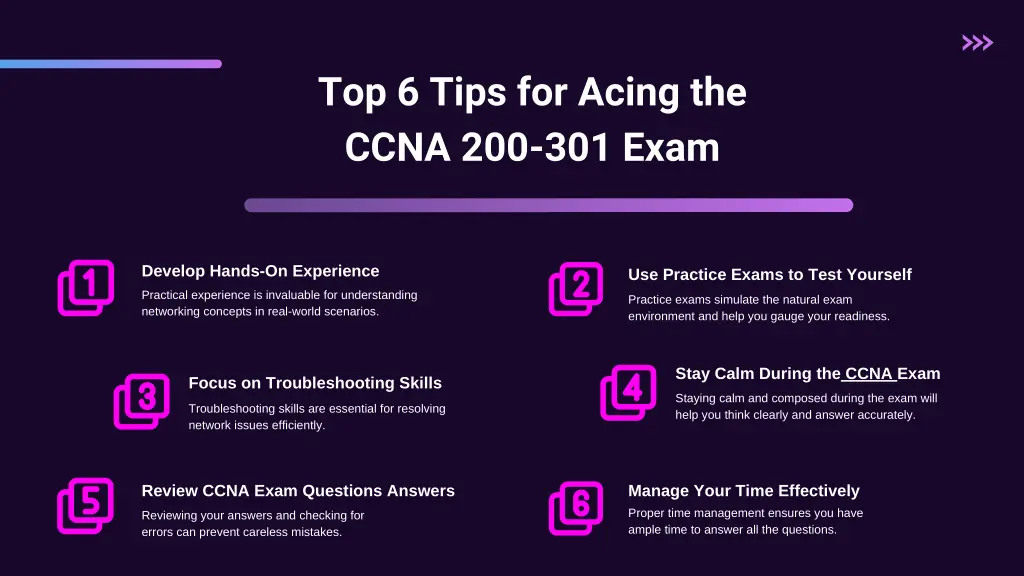 top 6 tips for acing the ccna 200 301 exam