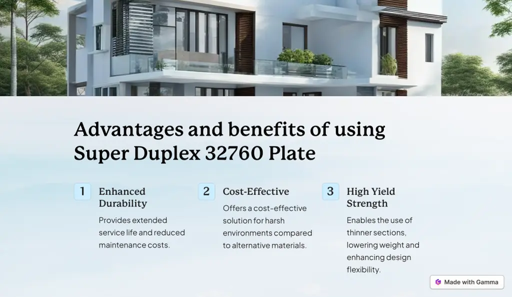 advantages and benefits of using super duplex