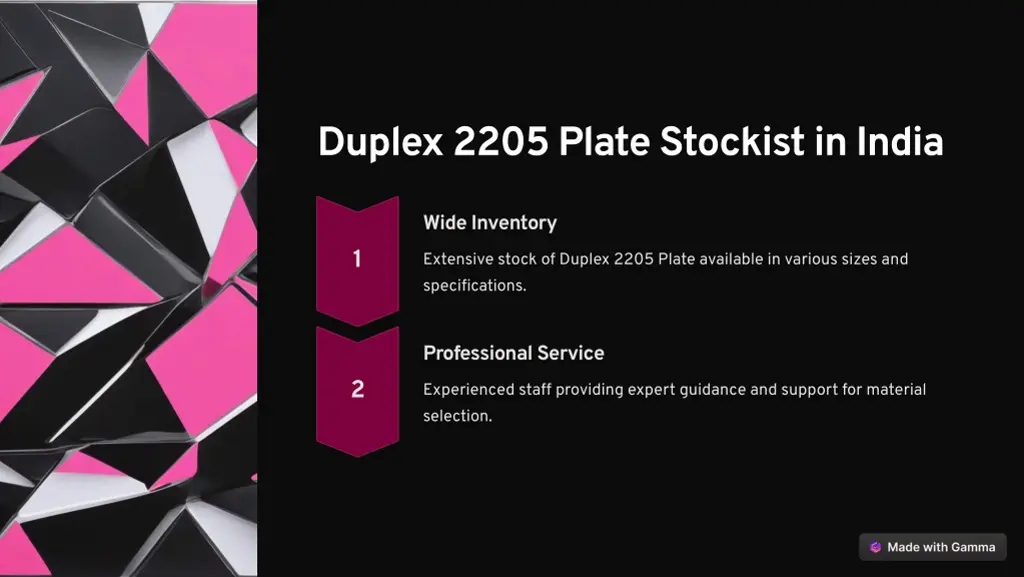 duplex 2205 plate stockist in india