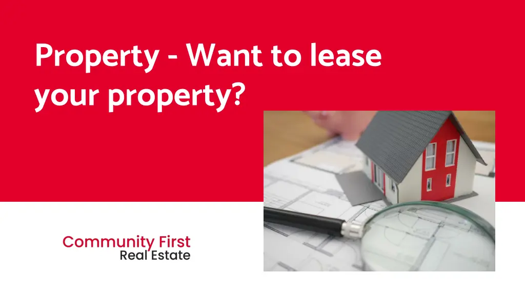 property want to lease your property