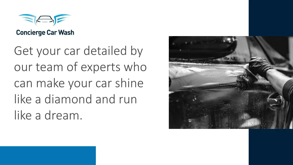 get your car detailed by our team of experts