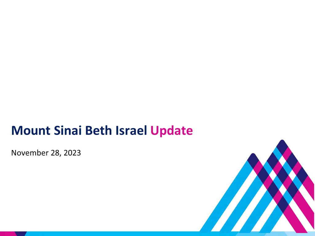 mount sinai beth israel update