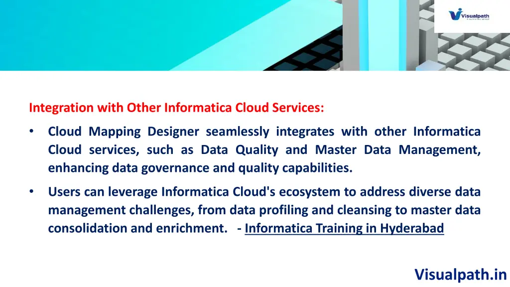 integration with other informatica cloud services